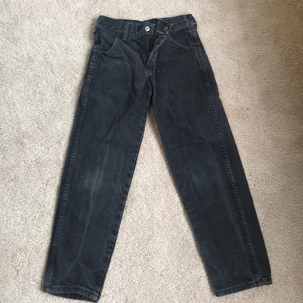 Unisex black jeans